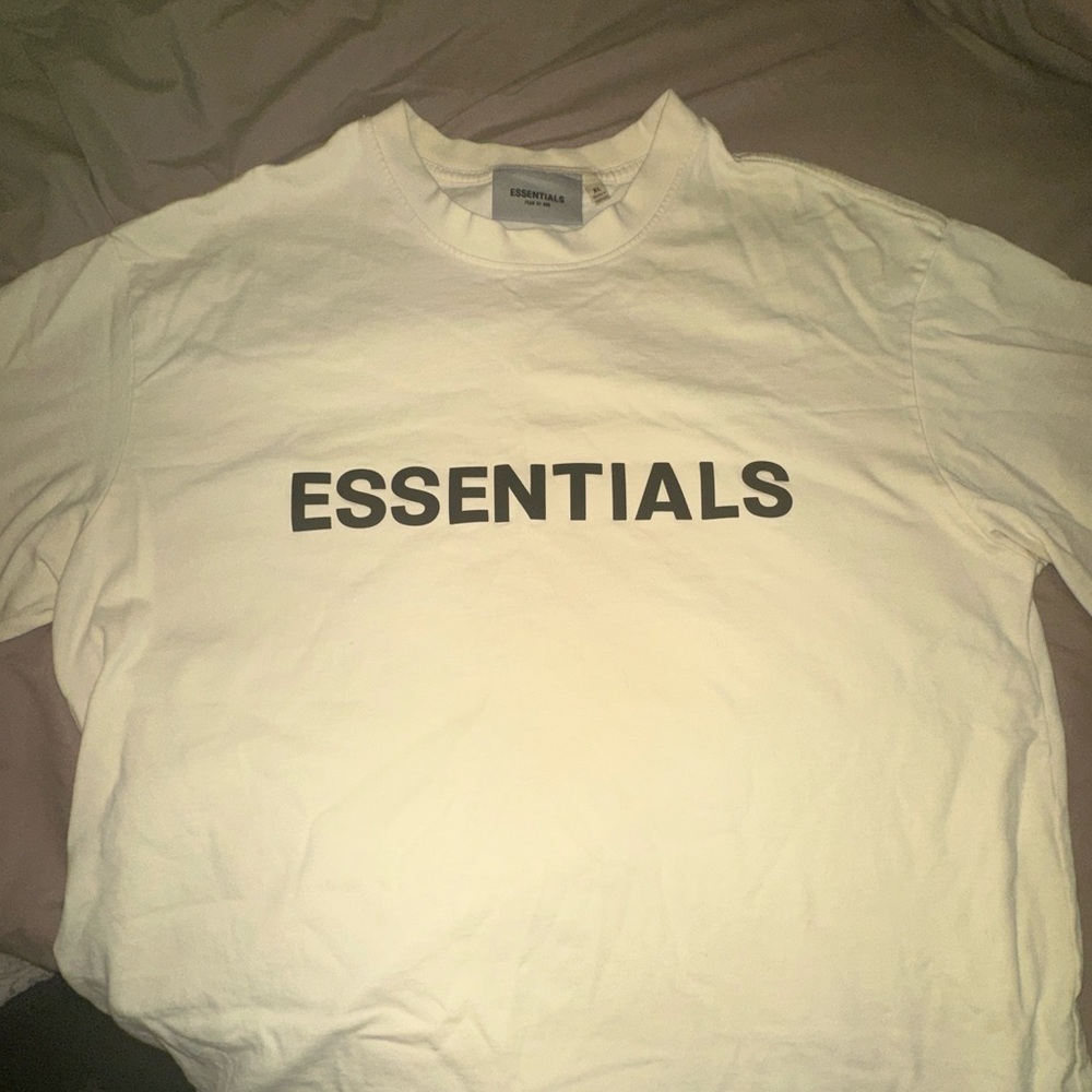 Essentials Fear of God T-Shirt in CREAM